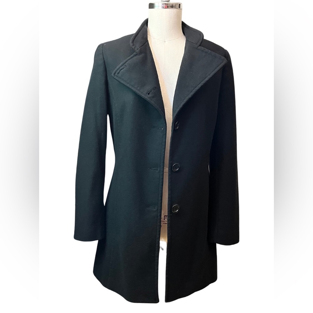 Wool  Blend  Asymmetric Coat
